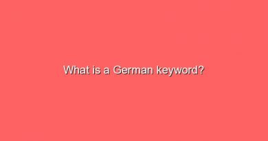 what is a german keyword 8770