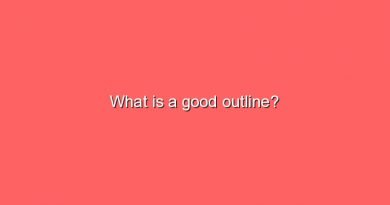 what is a good outline 7523