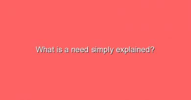 what is a need simply explained 11530
