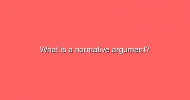 what is a normative argument 7402