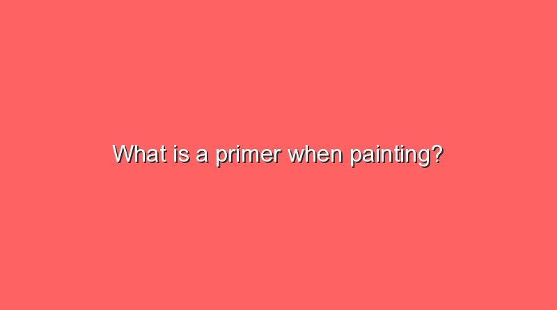 what is a primer when painting 5063
