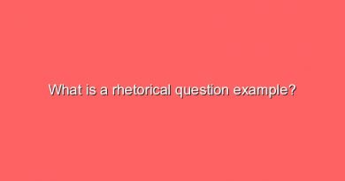 what is a rhetorical question example 7463