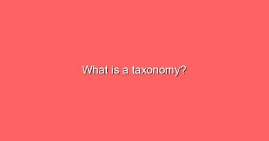 what is a taxonomy 5659