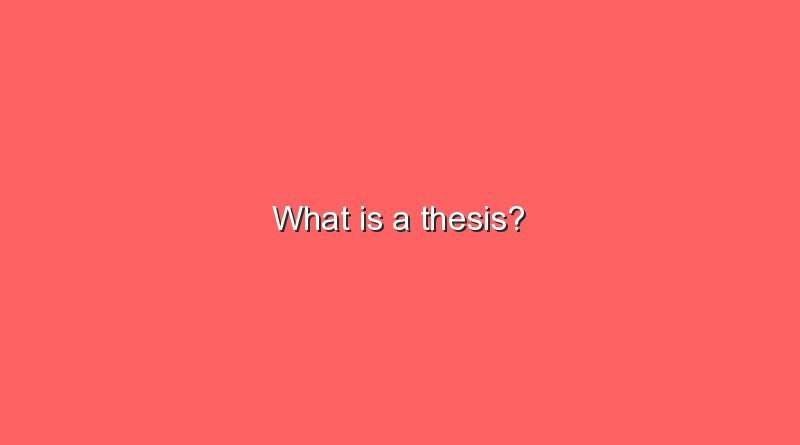 what is a thesis 6296