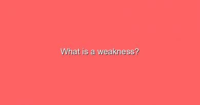 what is a weakness 7731