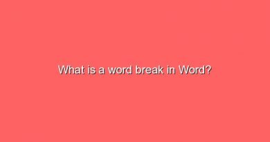 what is a word break in word 7078