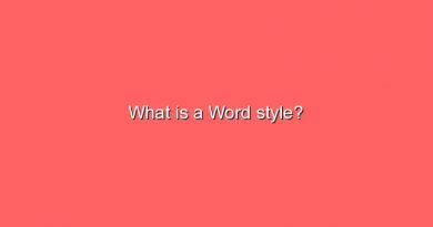what is a word style 11463
