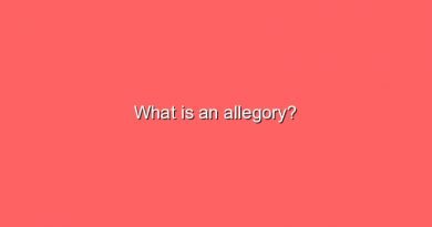 what is an allegory 8738