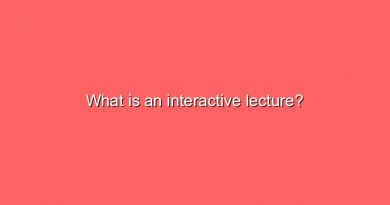 what is an interactive lecture 10078