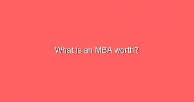 what is an mba worth 11195