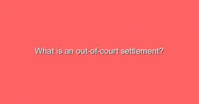 what is an out of court settlement 9244
