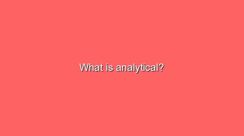 what is analytical 5255