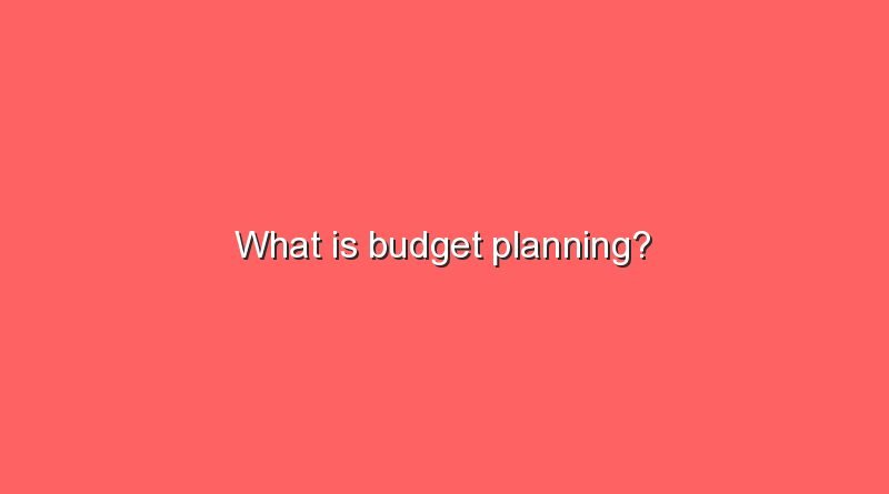 what is budget planning 11706