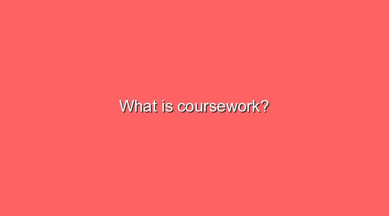 what is coursework 6119