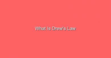 what is drews law 12724