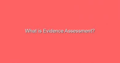 what is evidence assessment 9210
