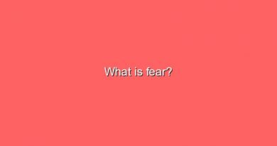 what is fear 11048