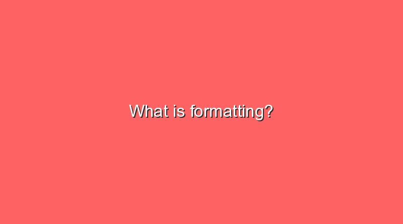 what is formatting 9422