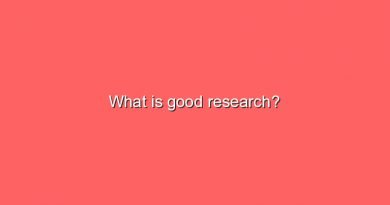 what is good research 5422