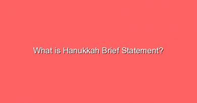 what is hanukkah brief statement 9788