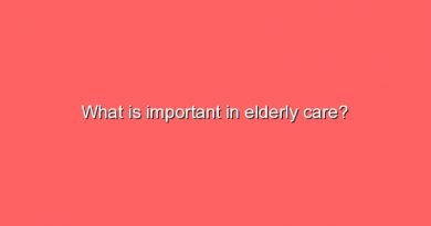 what is important in elderly care 9475