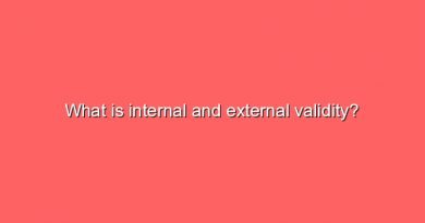 what is internal and external validity 5421