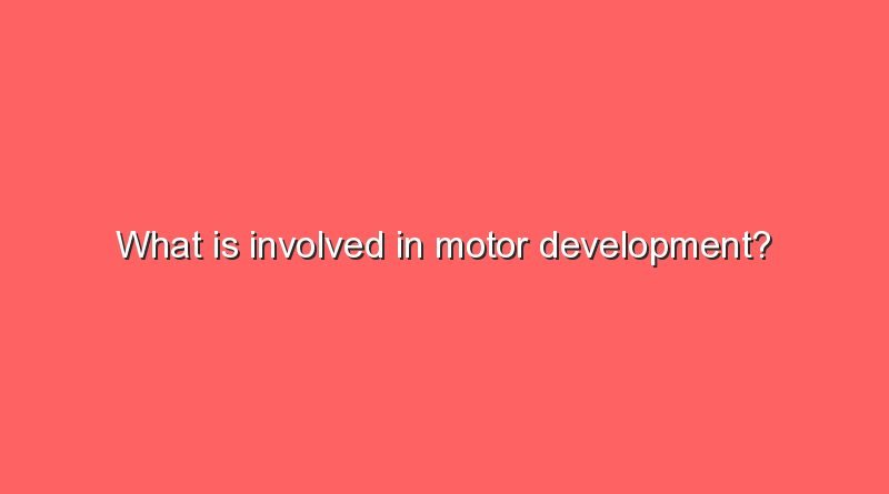 what is involved in motor development 8880