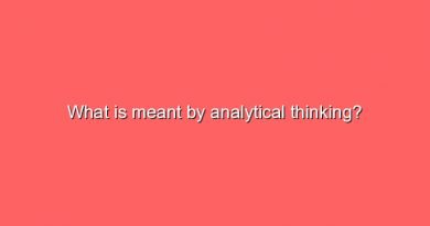 what is meant by analytical thinking 11096