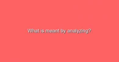 what is meant by analyzing 6974