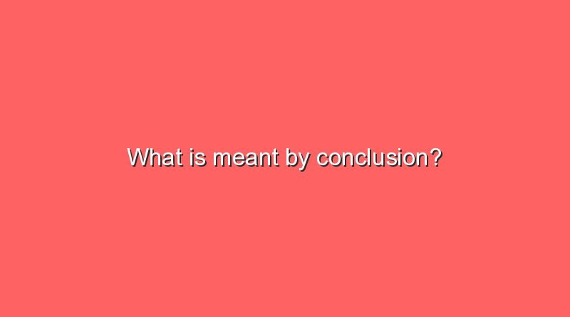 what is meant by conclusion 7643