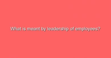 what is meant by leadership of employees 8906