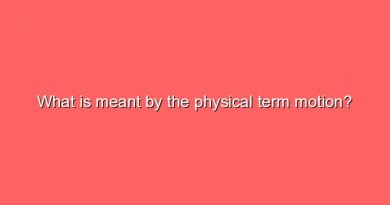 what is meant by the physical term motion 9637