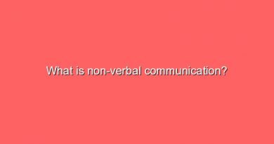 what is non verbal communication 8845