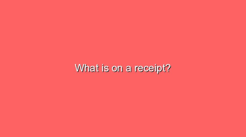 what is on a receipt 9481