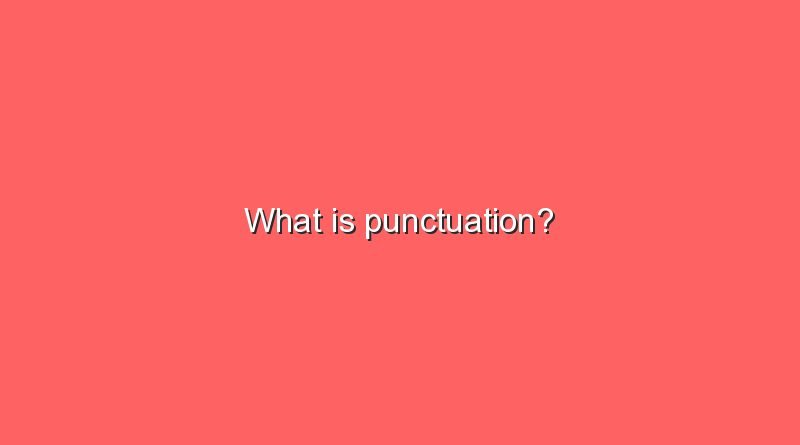 what is punctuation 10139
