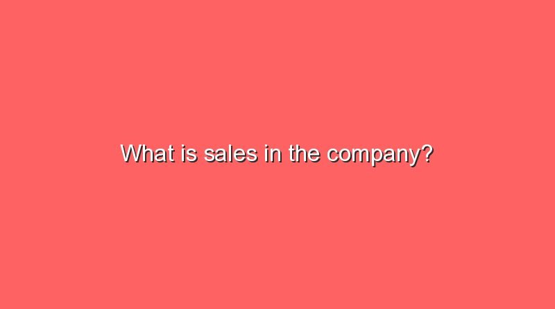 what is sales in the company 5965