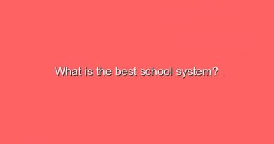 what is the best school system 6727