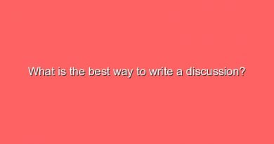 what is the best way to write a discussion 6476