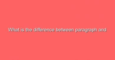 what is the difference between paragraph and paragraph 5605