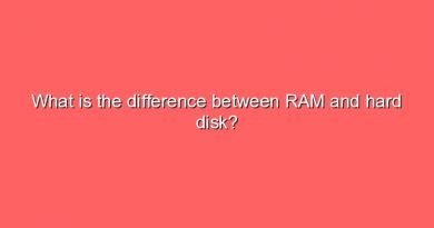 what is the difference between ram and hard disk 8410