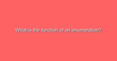 what is the function of an enumeration 8387