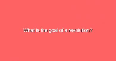 what is the goal of a revolution 8465