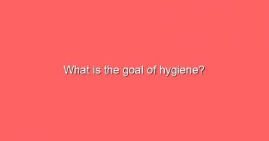 what is the goal of hygiene 7525