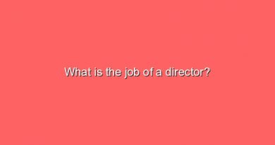 what is the job of a director 7046