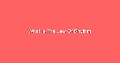 what is the law of rhythm 12733