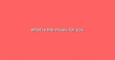 what is the music for you 7707