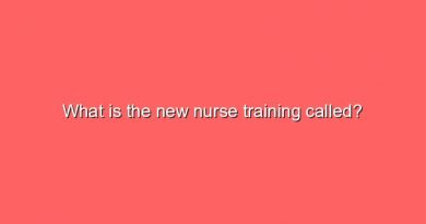 what is the new nurse training called 8788