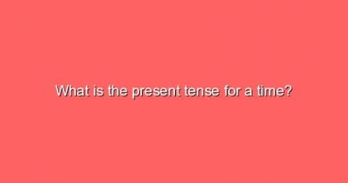 what is the present tense for a time 2 6567