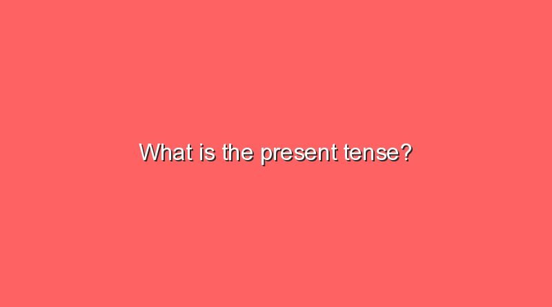 what is the present tense 6663