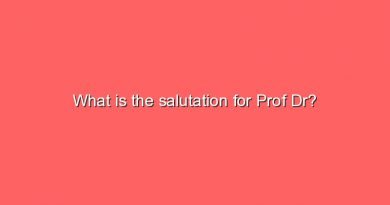 what is the salutation for prof dr 8169